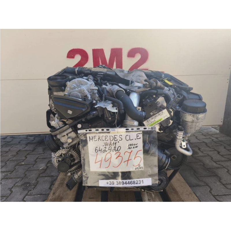 COMPLETE ENGINE MERCEDES E-CLASS STATION WAGON W211 642920 190 HP 141 kW 642920 DIESEL 2987 (2002–2007)