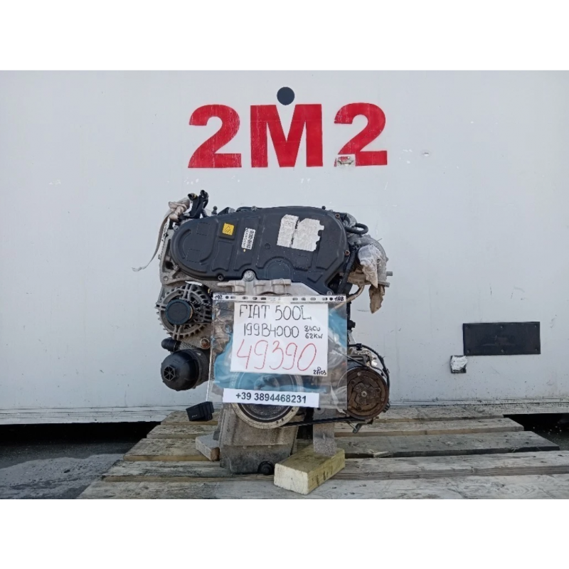 MOTORE COMPLETO FIAT 500 L SERIE (351_352) 199B4000 84 CV 62 KW 199B4000 DIESEL 1248 (12-)