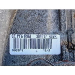 CAMBIO MANUALE COMPLETO OPEL VIVARO SERIE (A) PF6 R9M M73 6 MARCE MANUALE R9MMB DIESEL 1598 (06-14)