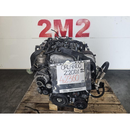 Complete engine CHEVROLET ORLANDO 1st series Z20D1 163 HP 120 KW Z20D1 DIESEL 20 (10-14)