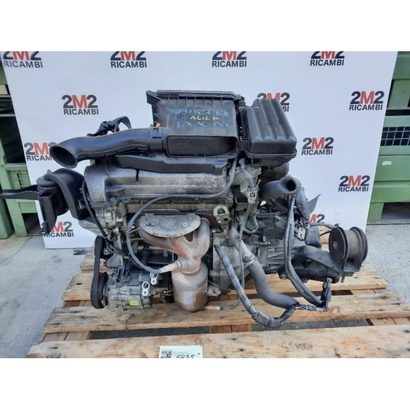 MOTORE COMPLETO OPEL AGILA 2° SERIE K10B 65 CV 48 KW K10B BIFUEL/GAS 996 (04-08)