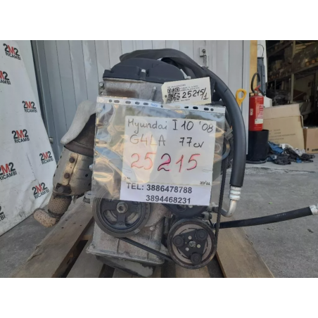Complete Engine HYUNDAI I10 1st SERIES G4LA 77 HP 57 kW G4LA PETROL 1248 cc (07–11)