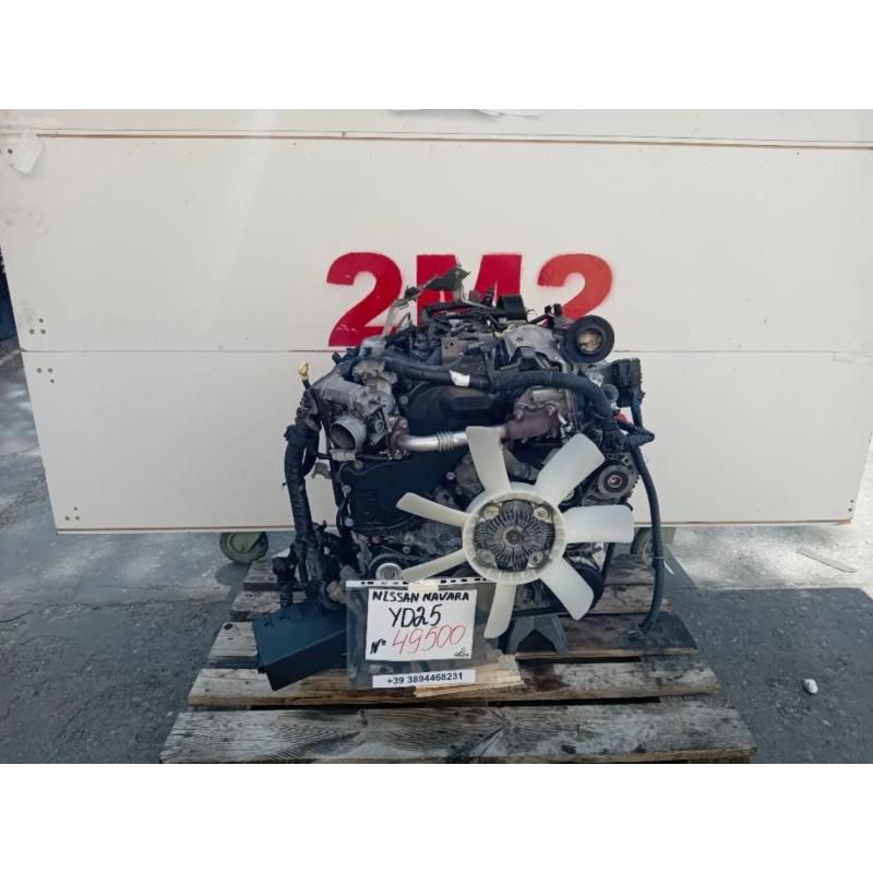 MOTORE COMPLETO NISSAN NAVARA SERIE YD25 190 CV 141 KW YD25 DIESEL 2488 (05-15) Codice OE: YD25 190 CV 141 KW