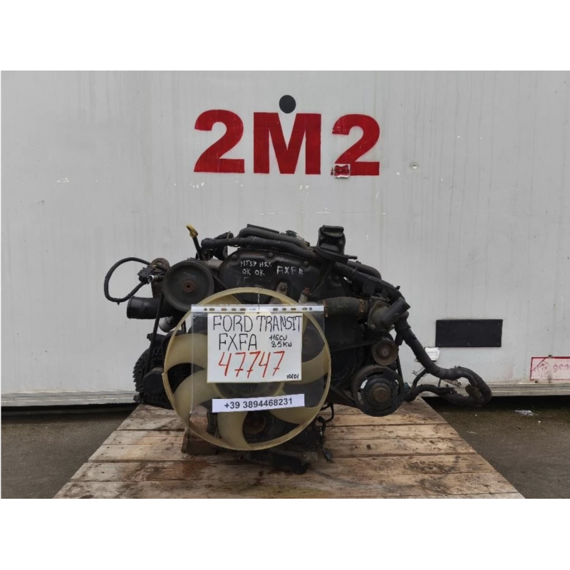 MOTORE COMPLETO FORD TRANSIT SERIE FXFA 116 CV 85 KW FXFA DIESEL 24 (00-06)