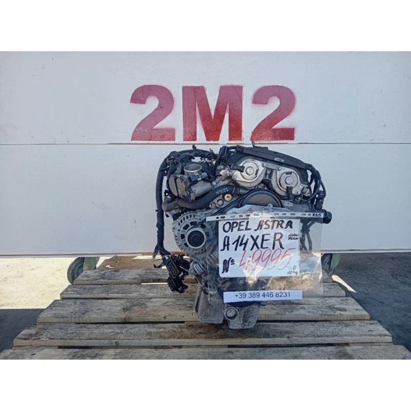 Complete Engine OPEL ASTRA J A14XER 101 HP 74 kW A14XER Petrol 1398cc (09-) OE Code: A14XER 101 HP 74 kW