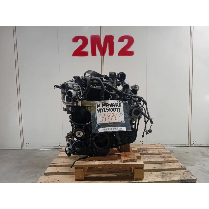MOTORE COMPLETO NISSAN NAVARA SERIE YD25 DDTI 174 CV 128 KW YD25 DIESEL 2488 (05-15)