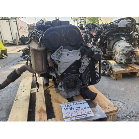 Complete engine Audi A3 Sportback Series (8PA) BMN 170 HP 125 KW BMN Diesel 1968cc (2004-2008)