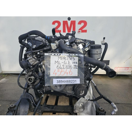 Complete Engine MERCEDES ML W166 4th Series 642826 642.826 258 HP 190 KW 642826 DIESEL 2987 (11-)