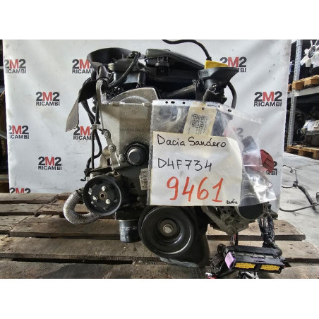 COMPLETE ENGINE DACIA SANDERO 1ST SERIES D4F734 75HP D4F734 BIFUEL/GAS 1149 (08-12)