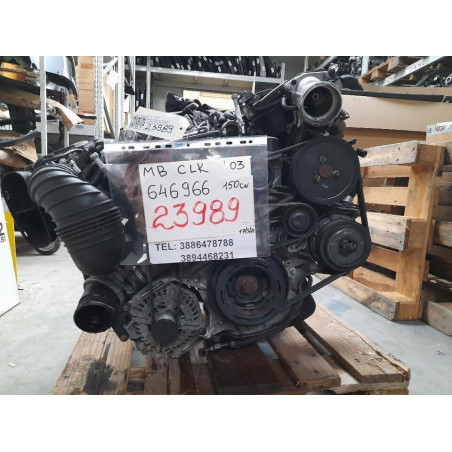 MOTORE COMPLETO MERCEDES CLK Coupé W209 646966 150 CV 110 KW 646966 dies 1704994