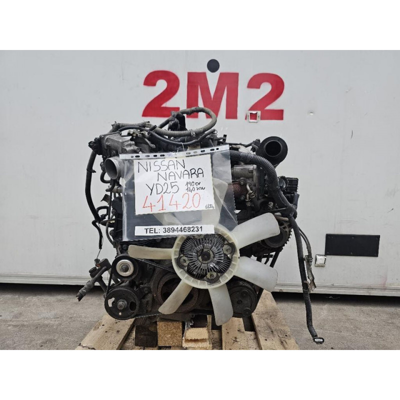 MOTORE COMPLETO NISSAN Navara Serie YD25 101025X00A YD25 diesel 25