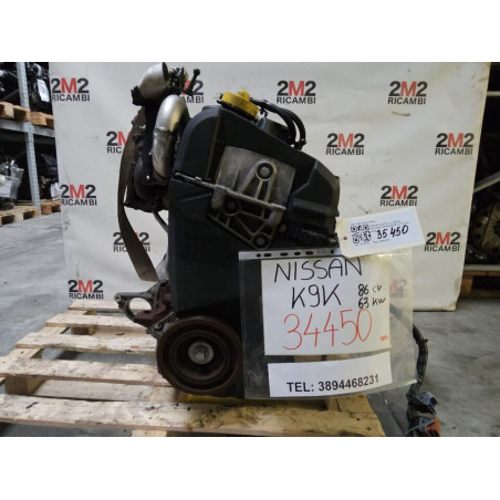 MOTORE COMPLETO NISSAN Note 1° Serie K9K 63KW 86CV K9K276 diesel 1461 (0 1704664