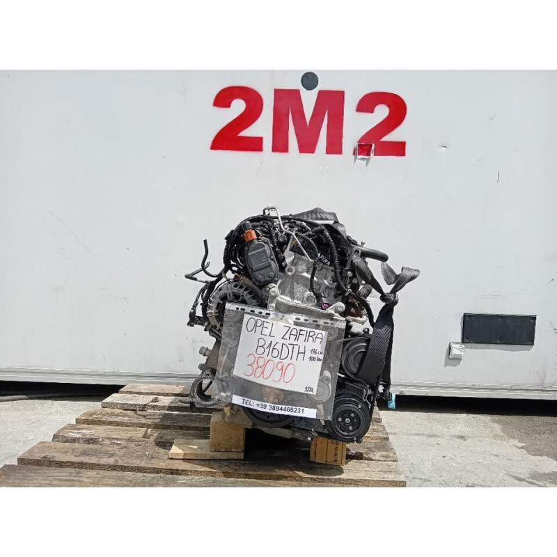 MOTORE COMPLETO OPEL Zafira (C) (2016-) B16DTH 136CV 100KW B16DTH (LVL) die