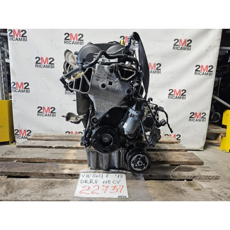 MOTORE COMPLETO VOLKSWAGEN Golf 7 Berlina DKRF 115 CV 85 KW 25776 KM DKR 1705011