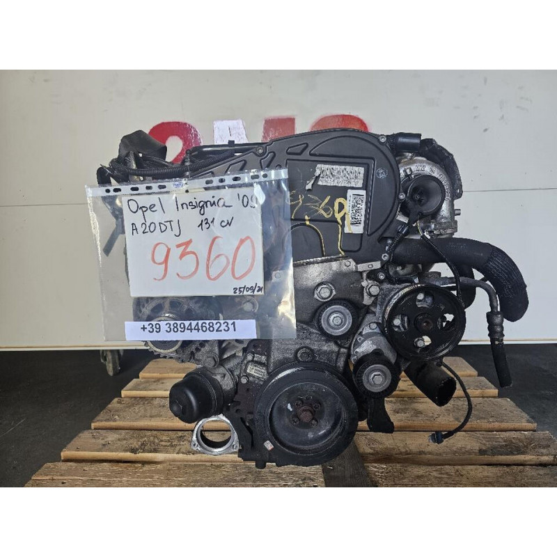 Complete engine Opel Insignia Sedan A20DTJ 131 HP 55574196 A20DTJ Diesel 1956 (08-17)