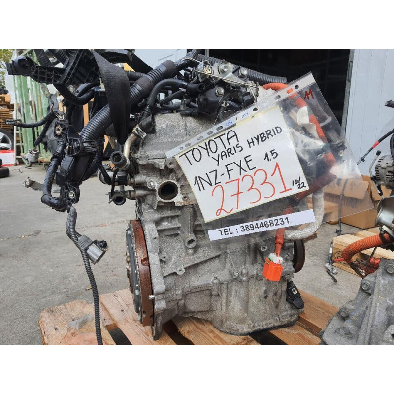 Complete engine Toyota Yaris Series 1NZFXE 101HP 75KW 1NZFXE Hybrid 1497 (08-11)