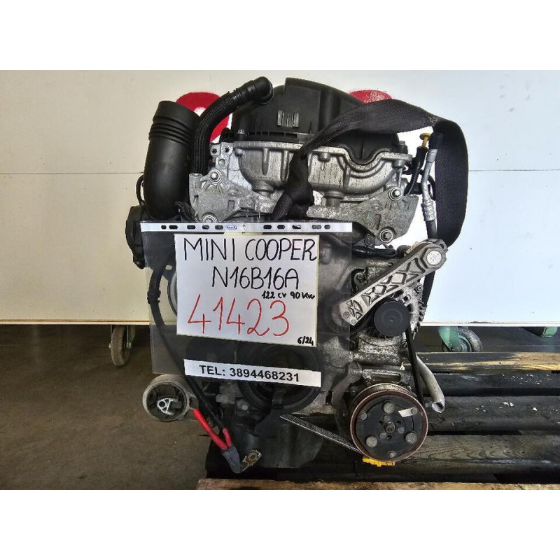 Complete engine MINI COOPER 1st Series 11002318709 N16B16A Gasoline 1598 (00-06)