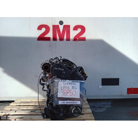 SEMICOMPLETED ENGINE VOLKSWAGEN SHARAN 4th SERIES CFFB 140 HP 103 KW CFFB DIESEL 1968 (10)