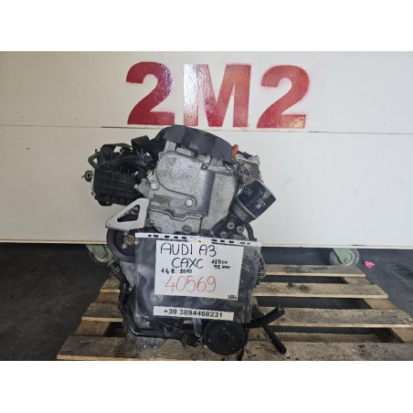 COMPLETE ENGINE AUDI A3 SPORTBACK SERIES (8PA) CACX 125HP 92KW CAXC PETROL 1390 (04-08)