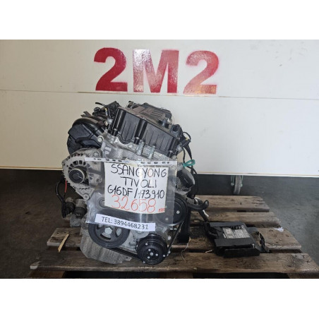 MOTORE SSANGYONG Tivoli Serie TIVOLI 173910 128 CV 94 KW G16DF/173910 bifuel/ga