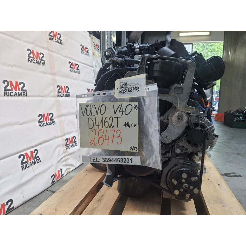 MOTORE COMPLETO VOLVO V40 Serie D4162T 114CV 84KW D4162T diesel 1560