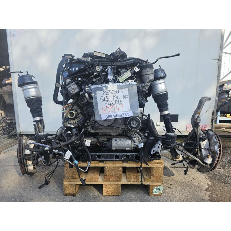 MOTORE COMPLETO MERCEDES GLE W166 642826 642.826 258 CV 190 KW 642826 diesel