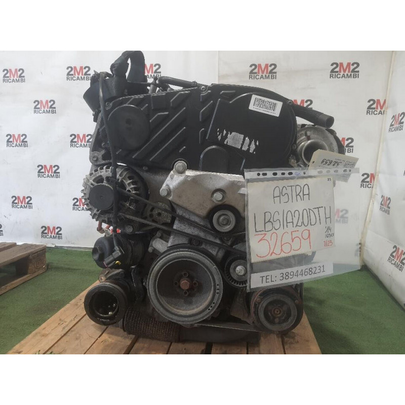 MOTORE COMPLETO OPEL Astra J A20DTH 165CV 121KW A20DTH diesel 1956 (09) 1704750