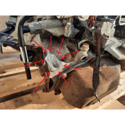 Manual transmission Fiat 500 Belvedere 5-speed manual 312A2000 gasoline 875cc (1953-1965)