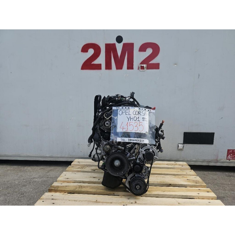 MOTORE COMPLETO OPEL Corsa F Serie YH01 105CV 77KW DV5RCF/YHT diesel 15