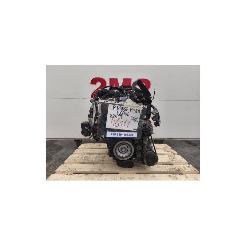 MOTORE COMPLETO LAND ROVER EVOQUE 1° SERIE 224DT 190 CV 139KW 224DT DIESEL 2179 (11-)