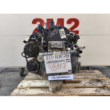 MOTORE COMPLETO JEEP RENEGADE SERIE EAM (55263624) 140 CV 102 KW 55263624 BENZINA 1368 (14-)