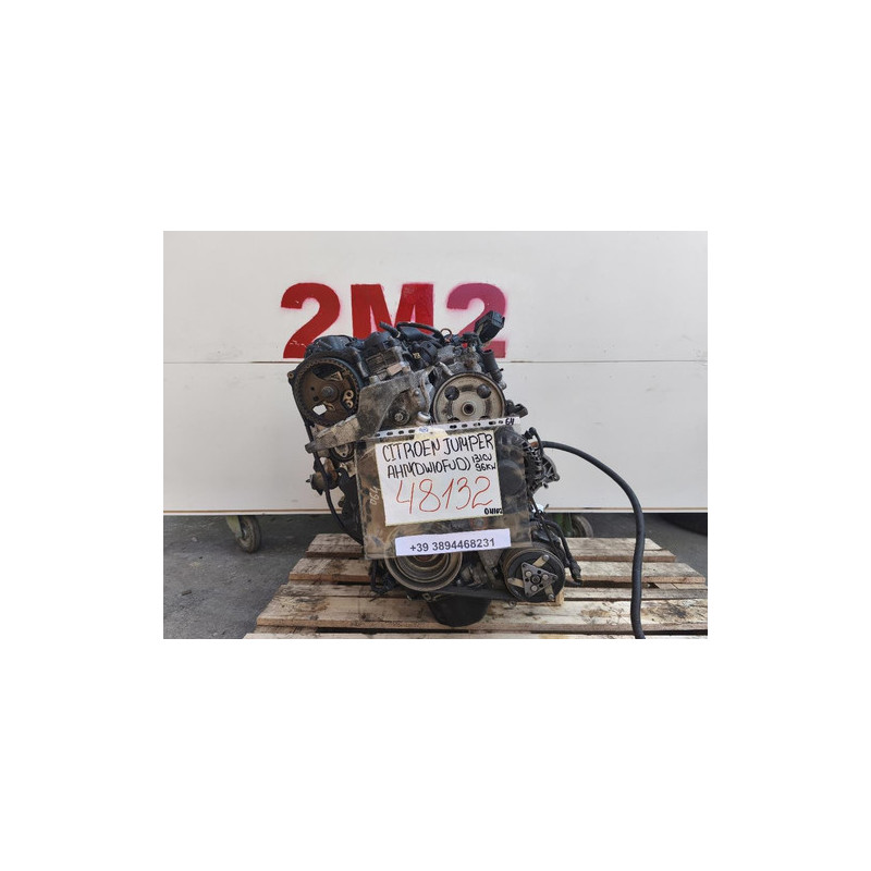 MOTORE COMPLETO CITROEN JUMPER 3° SERIE AHN (DW10FUD) 131 CV 96 KW DW10FUD (AHN)  DIESEL 1997 (06-)