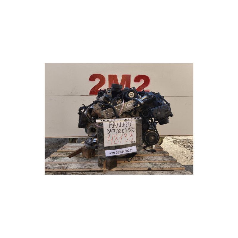 COMPLETE ENGINE BMW 1 SERIES F20 B47D20A 150 HP 110 KW B47D20A DIESEL 1995 (11-19)