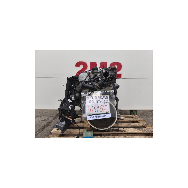 MOTORE COMPLETO OPEL INSIGNIA BERLINA A20DTH 163 CV 121 KW A20DTH DIESEL 1956 (08-17)