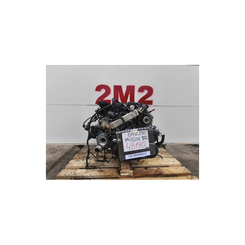 MOTORE COMPLETO BMW SERIE 3 E90 BERLINA N47D20C 184 CV 137 KW N47D20C DIESEL 1995 (05-08)