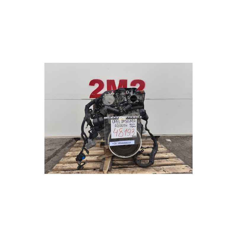 Complete engine Opel Insignia Sedan A20DTH 160 HP 119 kW A20DTH Diesel 1956 (08-17)