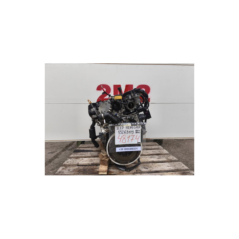 MOTORE COMPLETO JEEP RENEGADE SERIE 55263113 120 CV 97 KW 55263113 DIESEL 1598 (14-)
