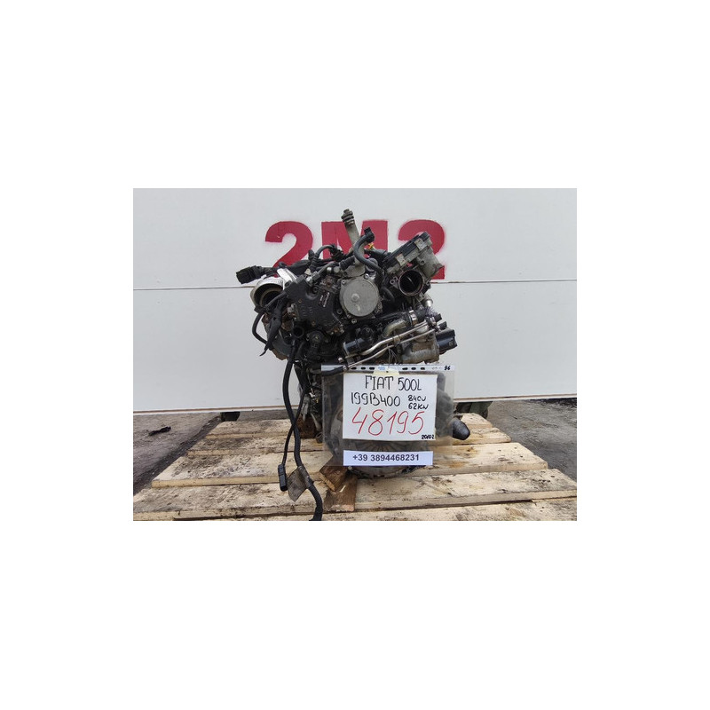 Complete Engine Fiat 500 L Series (351_352) 199B4000 84 HP 62 kW 199B4000 Diesel 1248 (12-)