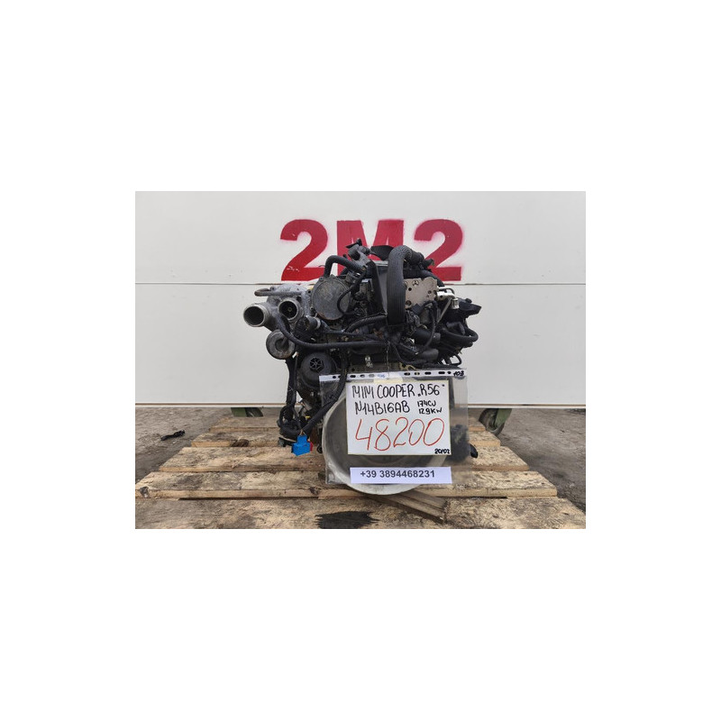 Complete engine MINI Cooper 1st Series N14B16AB 174 HP 129 KW N14B16AB Petrol 1598 (00-06)