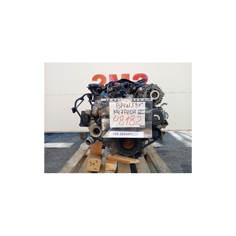 Complete engine BMW 1 Series (E81) N47D20A 143 HP 106 kW N47D20A Diesel 1995 (06-12)