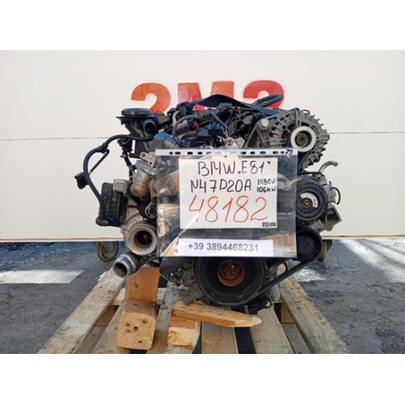 Complete engine BMW 1 Series (E81) N47D20A 143 HP 106 kW N47D20A Diesel 1995 (06-12)