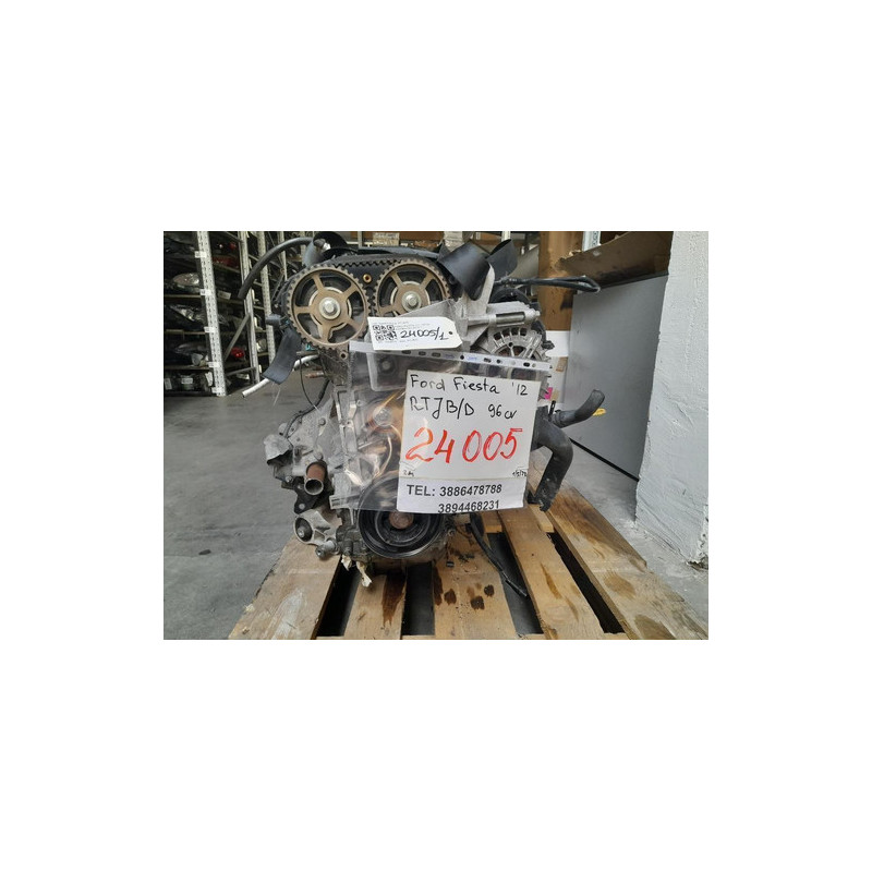 Complete engine Ford Fiesta 6th Series RTJB/D 96 HP 71 KW RTJB/D BiFuel/Gas 1388 (08-17)
