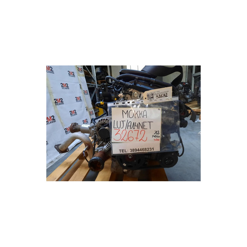 Motore semicompleto Opel Mokka 1° Serie A14NET, 140 CV, 103 KW, Benzina 1364 cc (12-)