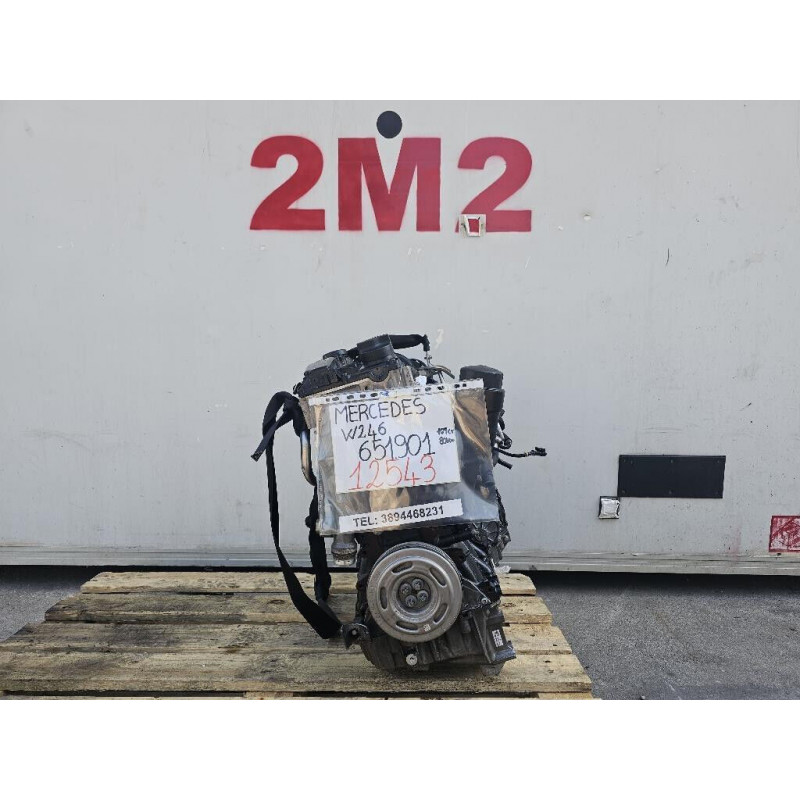 Semicomplete engine MERCEDES B-Class W246 2nd Series 651901 109 HP 80 KW 651901 Diesel 1796 (12-)