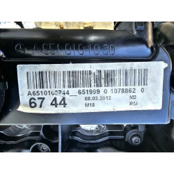 Semicomplete engine MERCEDES B-Class W246 2nd Series 651901 109 HP 80 KW 651901 Diesel 1796 (12-)