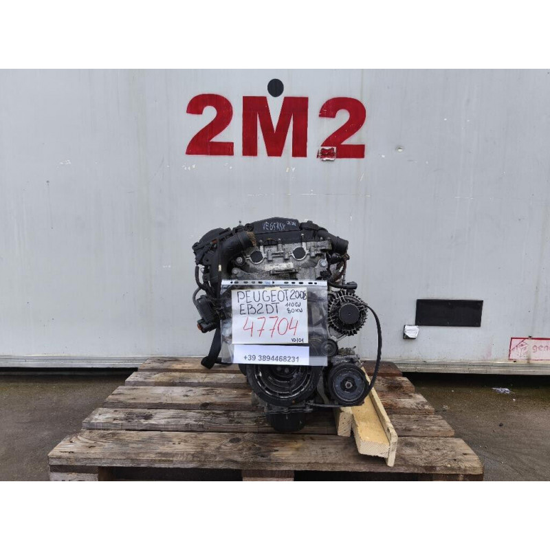 Motore completo PEUGEOT 2008 1° Serie EB2DT 110 CV 80 KW EB2DT Benzina 1199 (13-)
