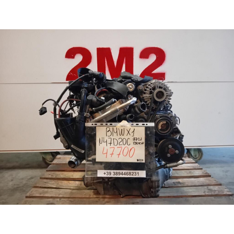 MOTORE COMPLETO BMW X1 SERIE (E84) N47D20C 177 CV 130KW N47D20C DIESEL 20 (09-15)