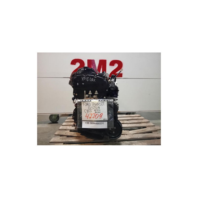 MOTORE COMPLETO FORD TRANSIT SERIE CUSTOM CYFF 125 CV 91 KW CYFF DIESEL 22 (12-)