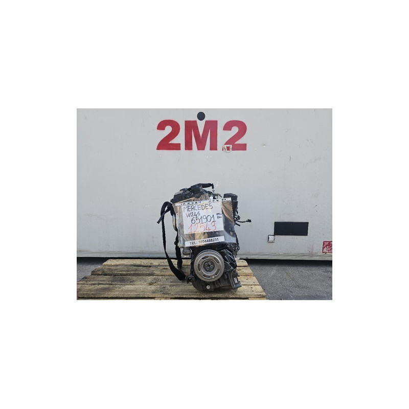 MOTORE SEMICOMPLETO MERCEDES CLASSE B W246 2° SERIE 651901 109 CV 80 KW 651901 DIESEL 1796 (12-)