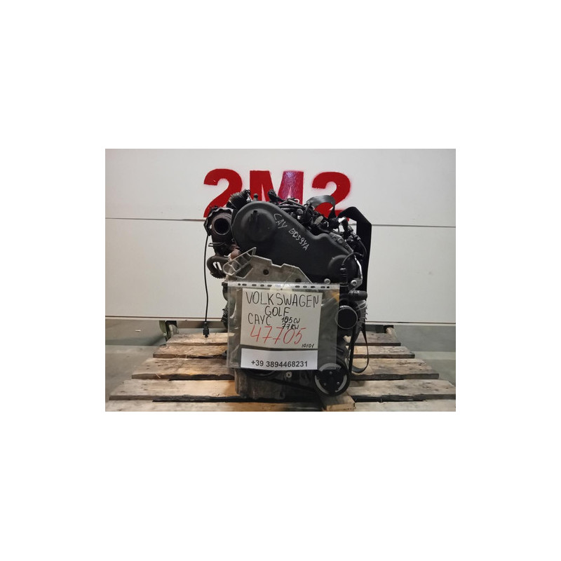 Complete Engine Volkswagen Golf 6 VI Variant CAYC 105 HP 77 kW CAYC Diesel 1598 (2008-2012)